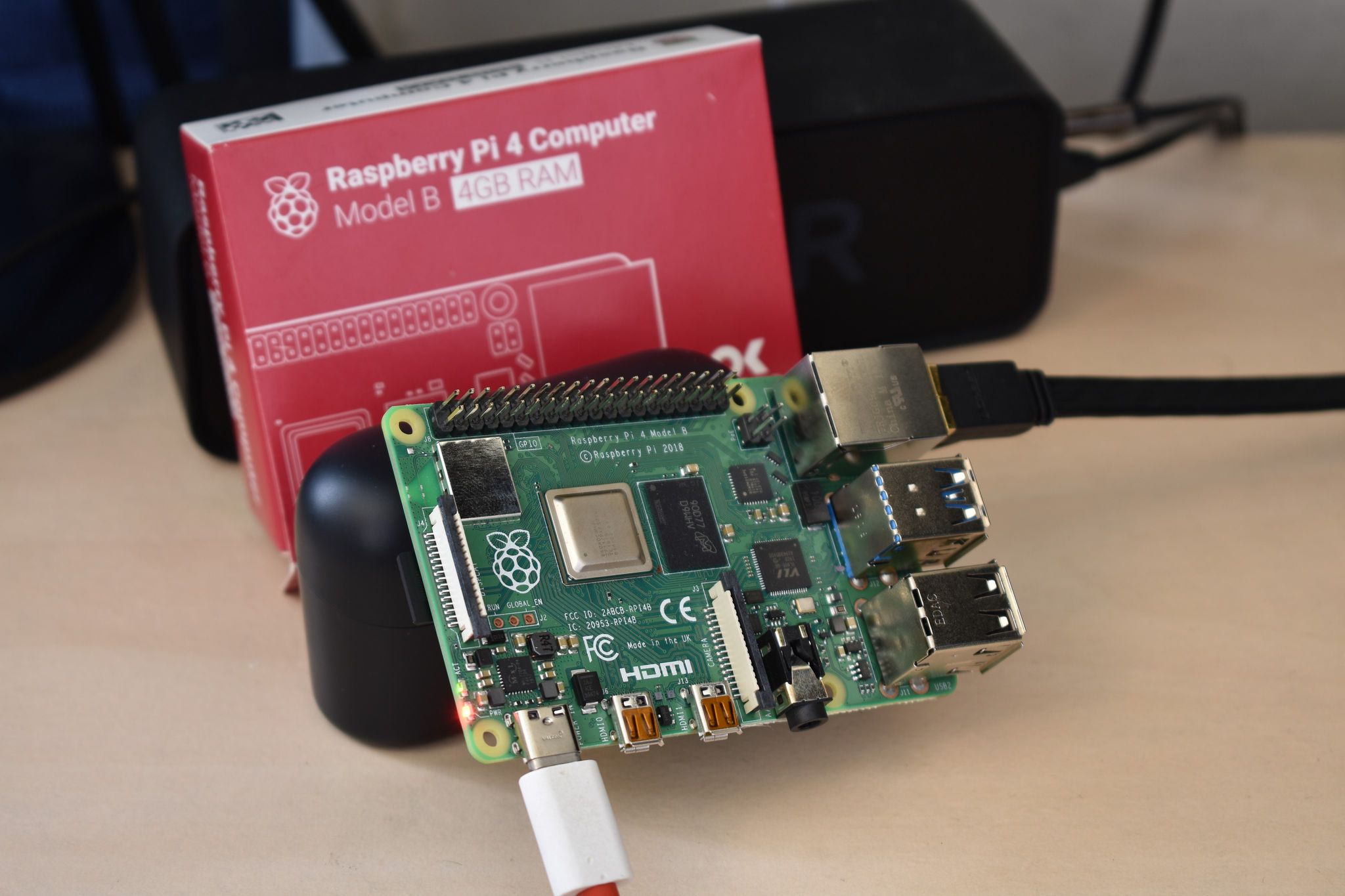 A raspberry Pi that we gave away as a prize in our 2020 BakeryTF